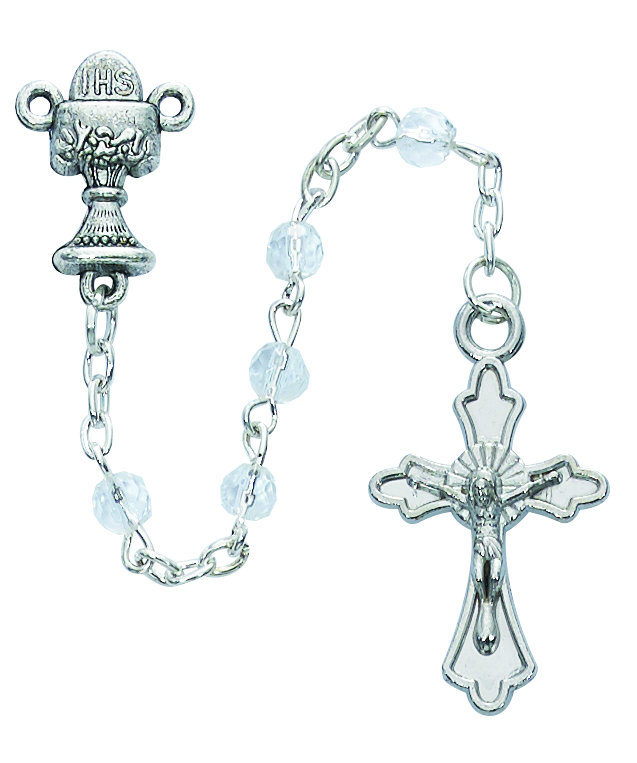 Clear Bead Rosary